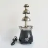Stainless steel four-layer chocolate fountain machine, melting tower, waterfall, hot pot slurry melting machine details Picture